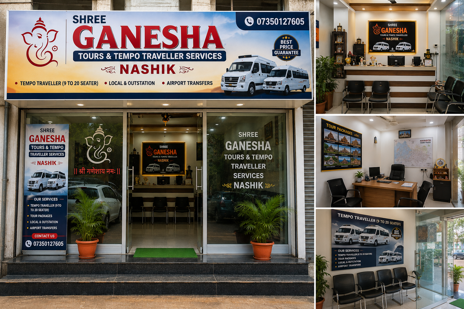 Shree Ganesha Tours Fleet with Cars
